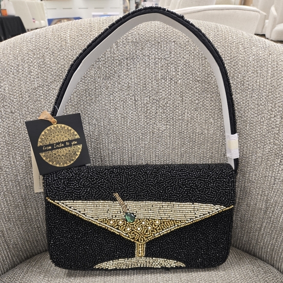 VIRAL Beaded Martini Handbag - Picture 1 of 3